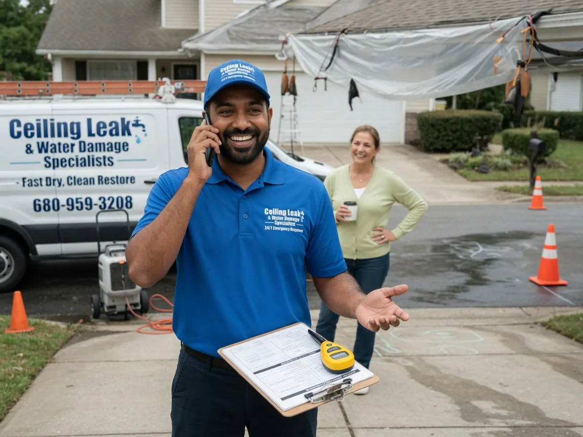 Ceiling Leak Cleanup Silsbee, TX FAQs